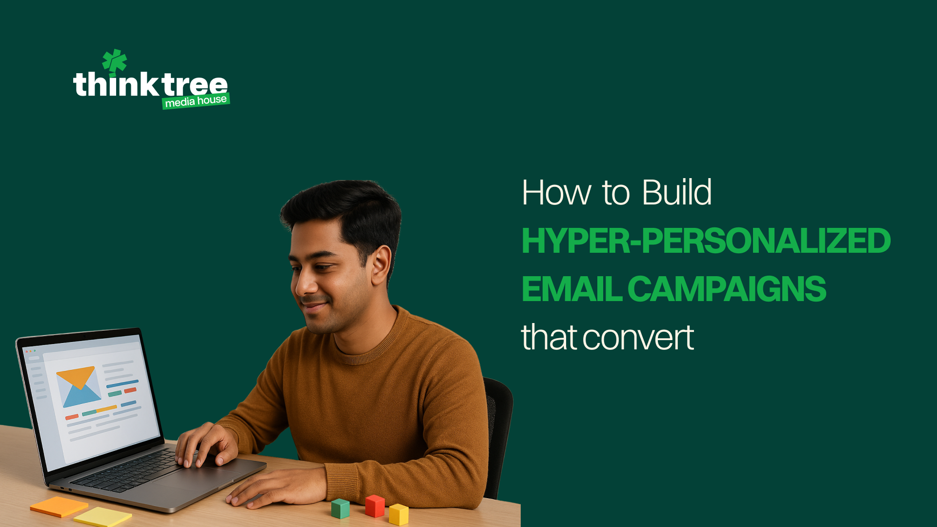 Building a hyper-personalized email campaign with dynamic content and segmentation technology.