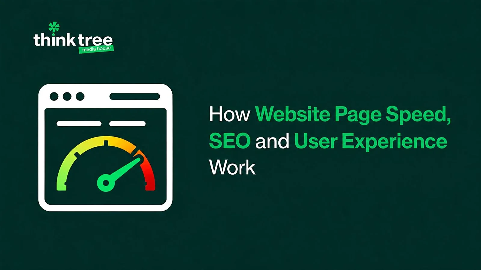 Website performance optimization graphic featuring page speed analytics, SEO improvements, and enhanced user experience strategies for better search rankings and faster website loading times.