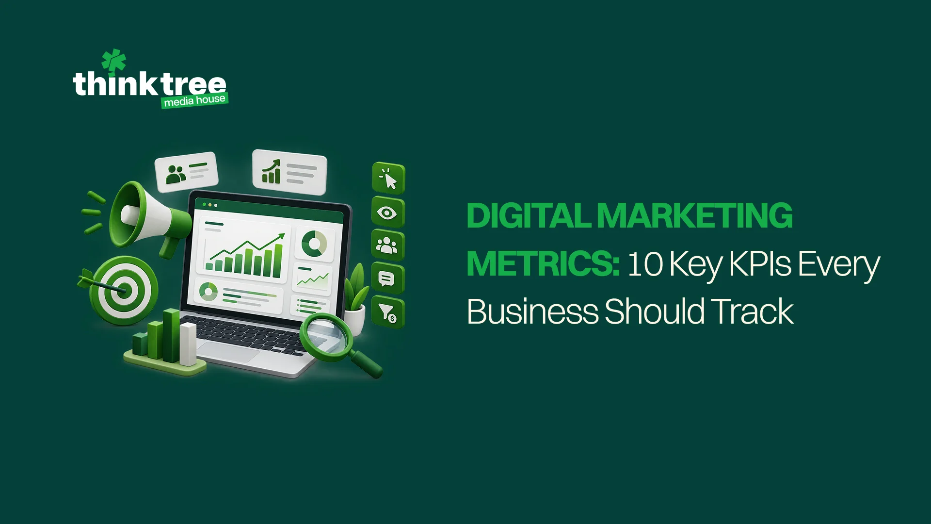 Digital marketing metrics and KPIs for measuring business performance and growth